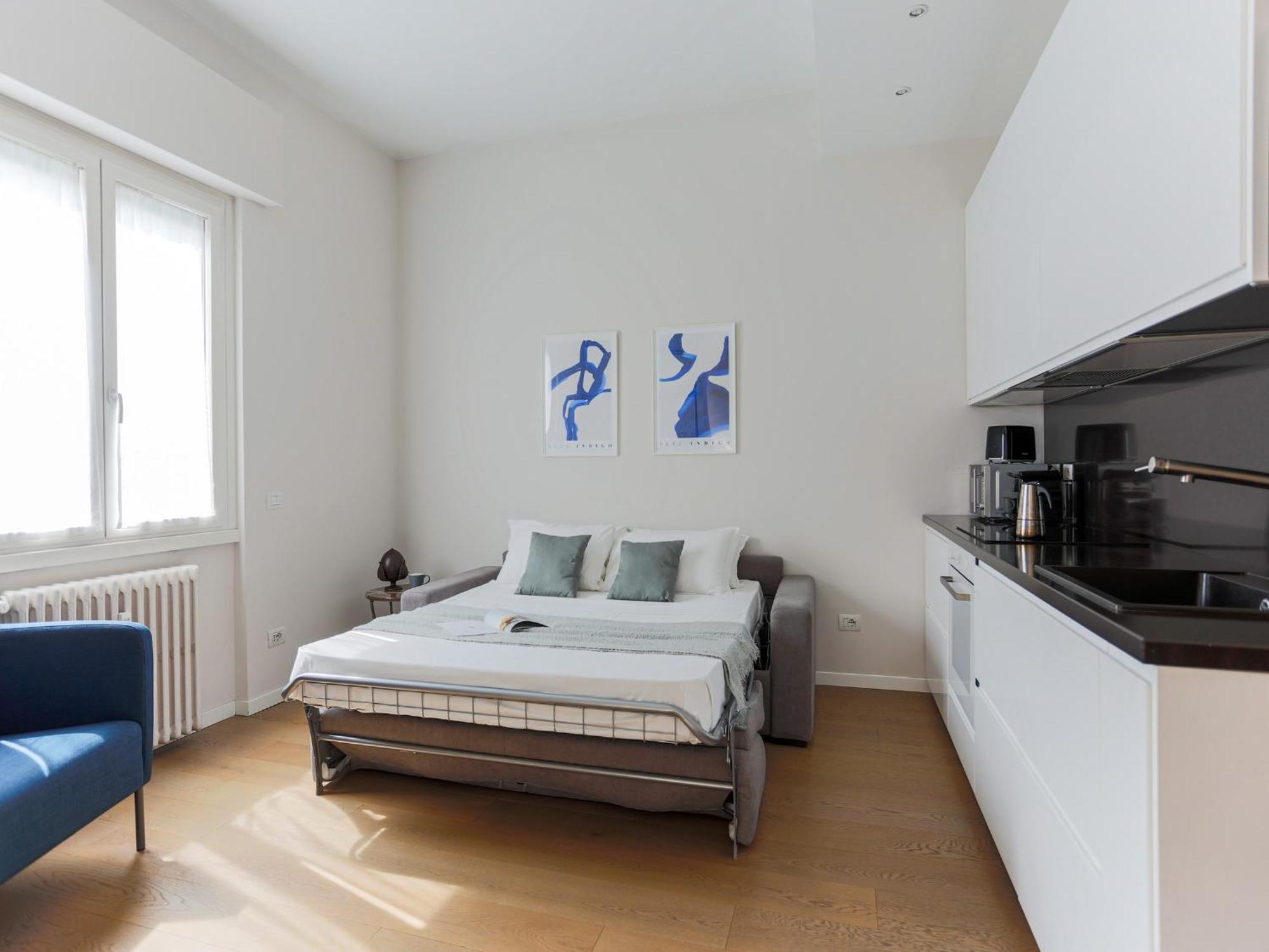 The Best Rent - One-Bedroom Apartment In Moscova Milánó Kültér fotó